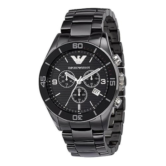 Emporio Armani Mens Leo Ceramica Wrist Watch AR1421