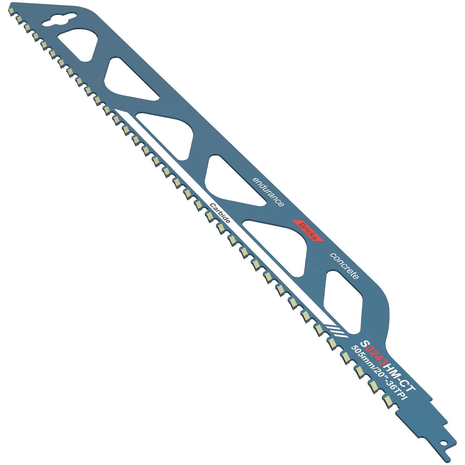 Reciprocating Saw Blade Inch Universal Cutting Recip Sabre Saw Blade Alloy Steel Brick Concrete Cutting Saw Blade 10 / 12 / 18 / 20 Inch