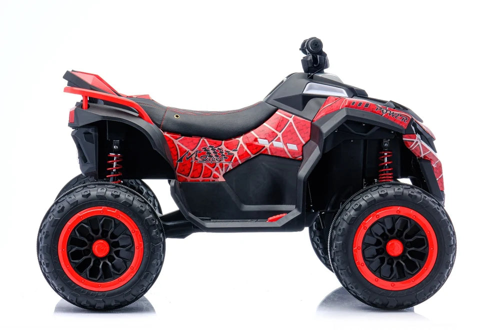 Super Power 24V 4WD Electric Quad Ride-On ATV | Kids 4x4 with Remote, LED & Music