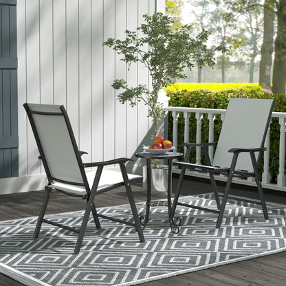 Round Mosaic Garden Bistro Side Table | Dia 35.5x54.5cm | Ceramic Tile Top | Lower Shelf | Electrophoretic Metal Frame | 30kg | Blue