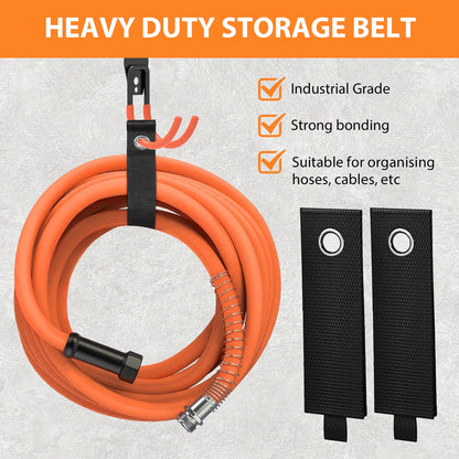 10 Pack Heavy Duty Garage Storage Hooks Steel Tool Hangers for Wall Mount Utility Hanger with Anti-Slip Coating for Tools