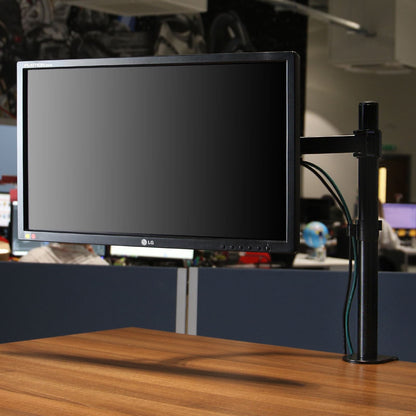 Maison & White Single Arm Monitor Bracket | VESA 13"-27" Up to 9kg | 360° Rotation 180° Tilt Swivel | 45cm Height 43.5cm Arm Extension | Cable Management | All Fixings Included | 2-Year Warranty