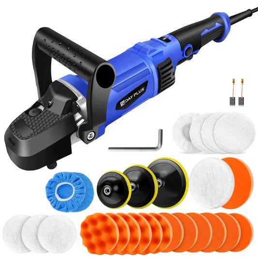 6000W Car Polishers and Buffers, Electric Car Polisher Machine With 6 Variable Speed 150-180MM Buffer Polishing Waxing Waxer Machine