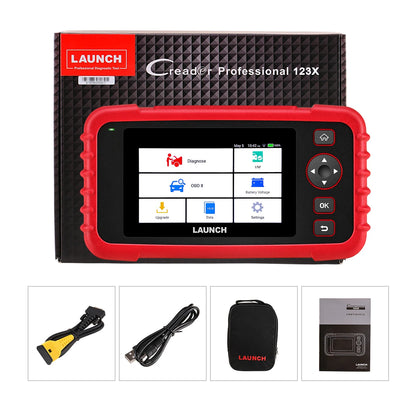 LAUNCH X431 CRP123X Scanner OBDII Automotive Scan Tools Four System Diagnosis Auto Professional OBD2 Diagnostic Scanner