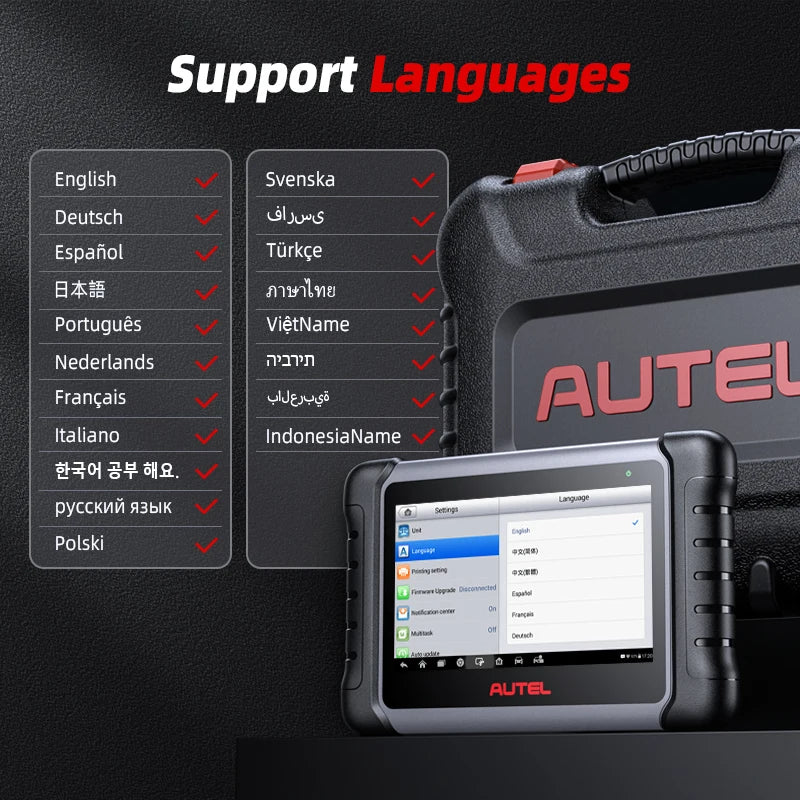 Autel MK808S Pro OBD2 Scanner Bi-Directional Diagnostic Tools All System Code Reader PK MK808BT MX808S