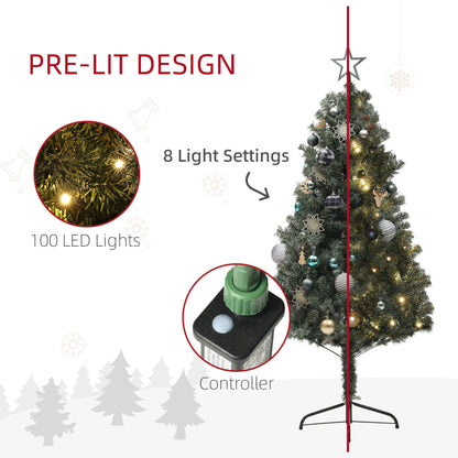 5ft Pre-Lit and Decorated Christmas Tree