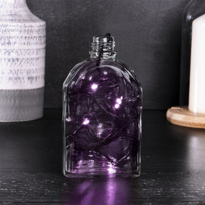 Pukkr Glass Flask Bottles with Screw Lids | Set of 10 | 350ml Each | Thick Clear Glass | Traditional Flask Design | Homemade Spirits Gin Vodka | Gifts & Wedding Favours | 2-Year Warranty