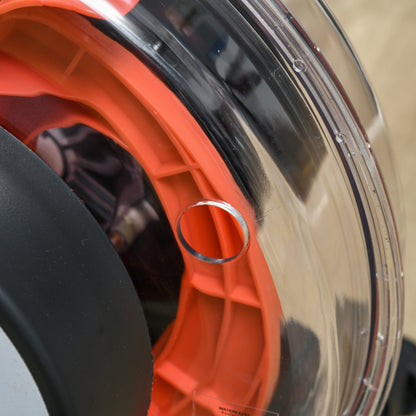 SPORTNOW Foldable Rowing Machine, Water Rower with Wheels, LCD Monitor and Tablet Holder for Cardio Training, Black