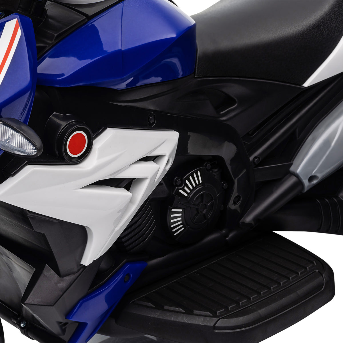 6V Kids Electric Ride-On Motorcycle | 3-Wheel Stable Design | 25W Motor | 0-3 km/h | LED Headlight | Music & Horn | 45 Min Ride | Max 25kg | Age 3-8 | 86x42x52cm | Blue or Pink