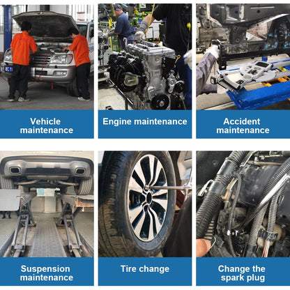 108 Piece Ratchet Socket Wrench Set Car Repair Tool Torque Wrench Combo Kit 1/4 1/2 Ratchet Spanner Screwdriver Bits Hand Tools