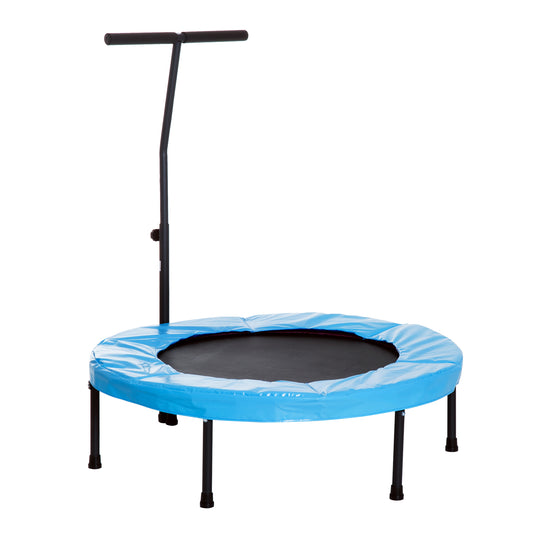Trampoline Rebounder Adjustable Jumper, 40" Blue