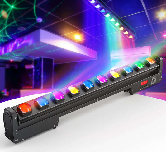 250W RGBW Swing Dot Beam LED Wall Wash Stage Light Effect 7/13/43CH Channel for Home DJ Party KTV Clubs Bar Wedding