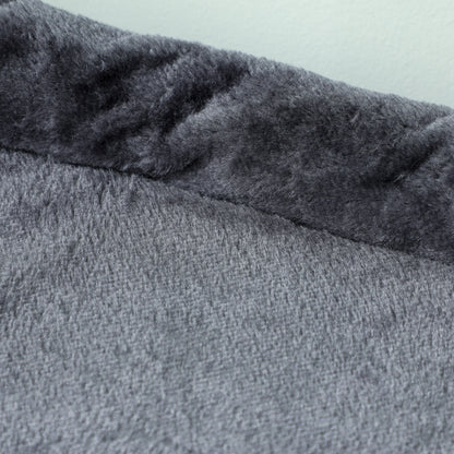 PawHut 66 cm Small Cat Tree for Large Cats, Cat Tower w/ Large Top Perch, 2 Condos, Sisal Scratching Post, Toy Ball, Dark Grey