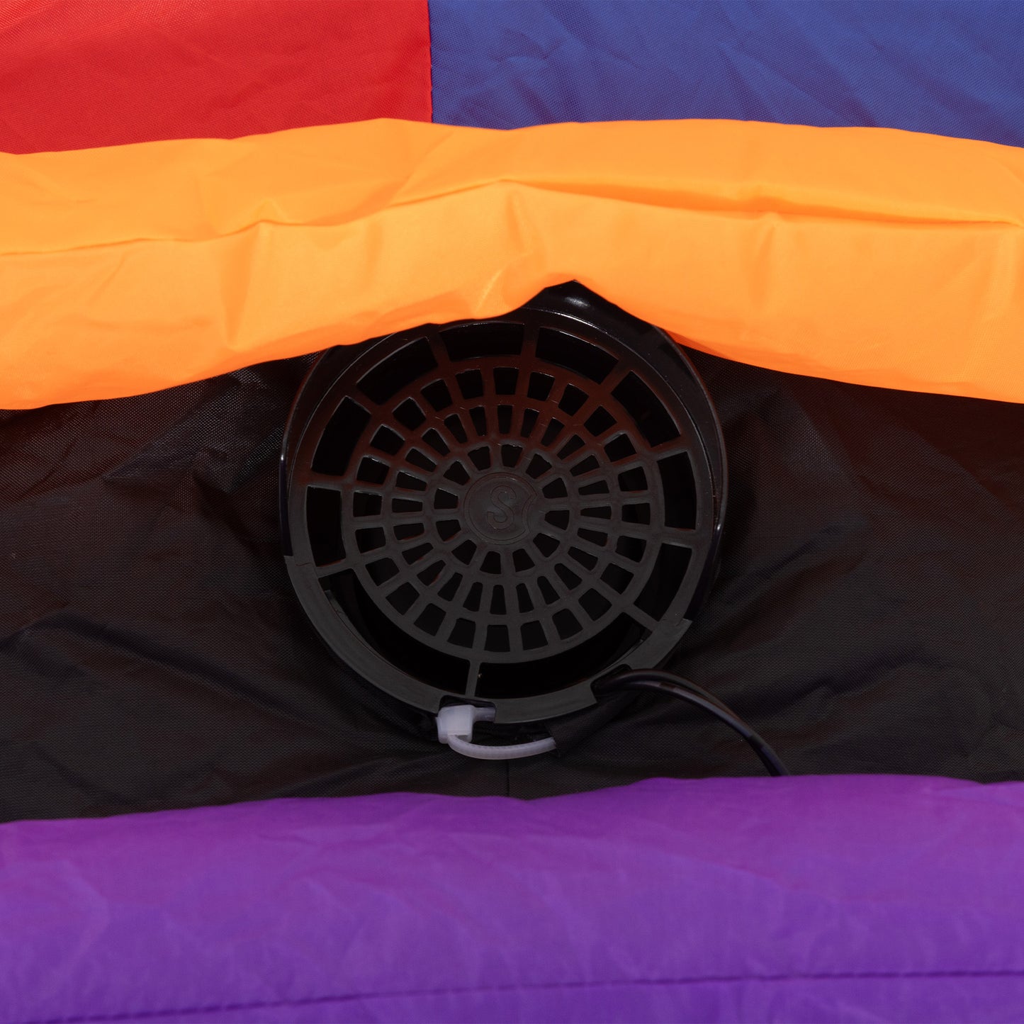 4ft Halloween Inflatable Clown on Bicycle, Blow Up Outdoor Halloween Decoration with 3 Built-in LED Lights for Garden, Party Indoor Outdoor