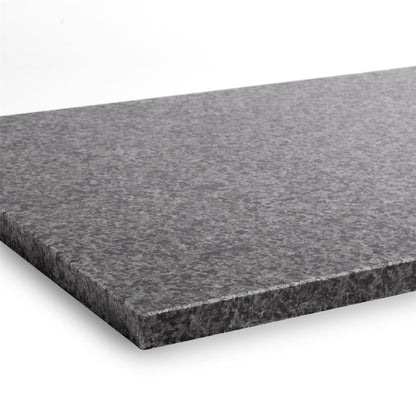 Maison & White Natural Granite Chopping Board | Dark Grey Speckled Stone | EVA Non-Slip Feet | 40 × 30 × 1.5cm