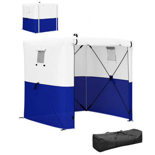 Outsunny 2 x 2m Pop-Up Party Tent Gazebo, with Accessories - Dark Blue