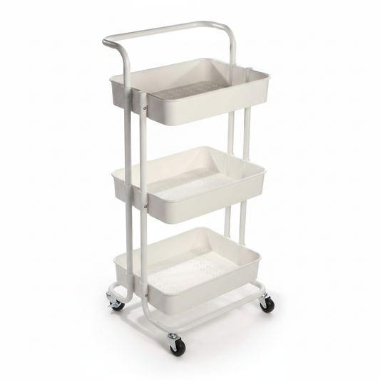 3-Tier Storage Trolley - Square
