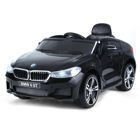 Kids Electric Ride On Sports Car 6V Licensed Bmw 6Gt With Remote-Black