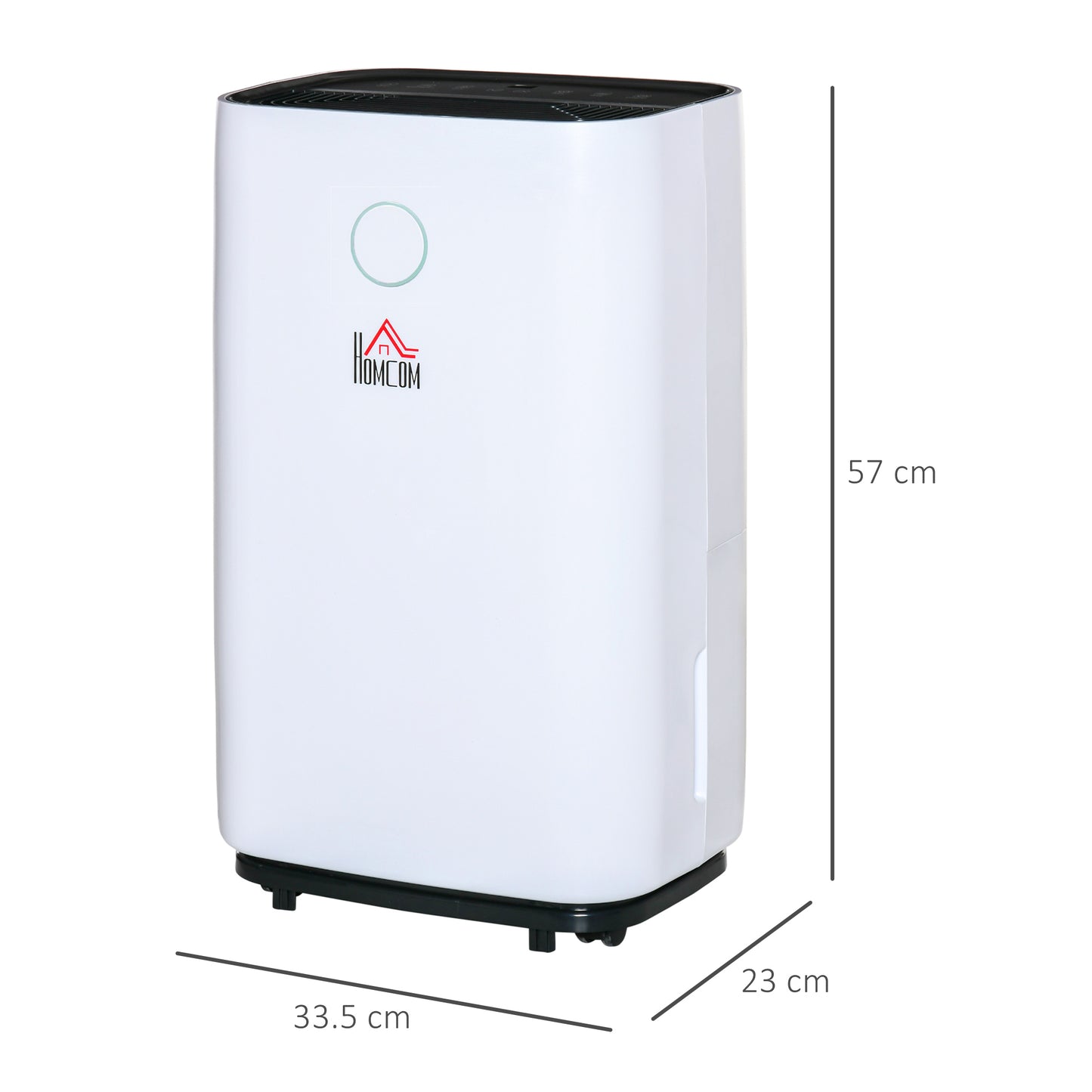 16L/Day Portable Dehumidifier for Home, with LED Screen, Sleep Mode, 24H Timer, Electric Air Dehumidifier for Damp Laundry Bedroom Basement