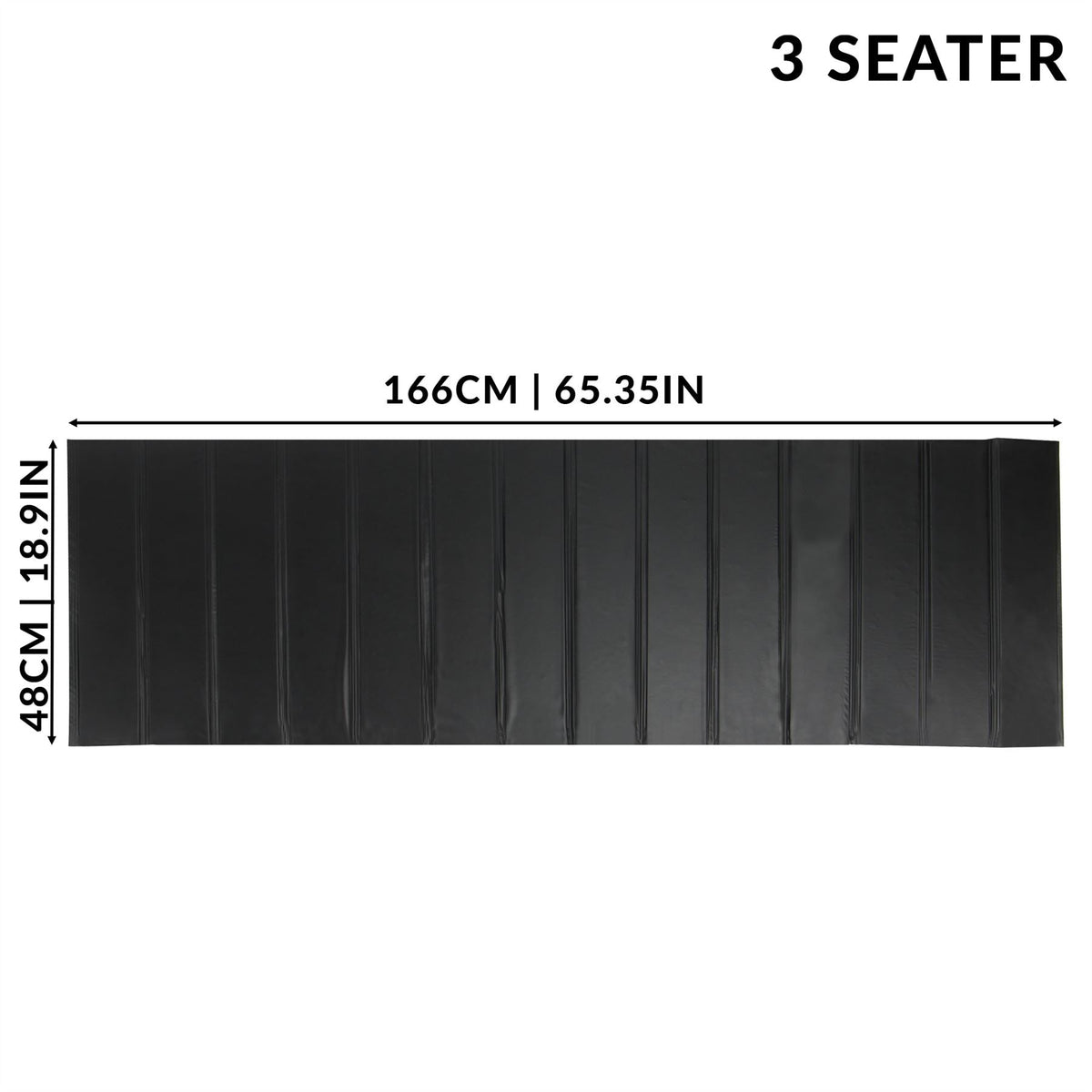 Maison & White 3 Seater Sofa Seat Protector Boards | Pack of 3 | MDF Inner PVC Outer | 166x48x0.5cm | Prevents Sagging | Extends Sofa Lifespan | 2-Year Manufacturer Warranty