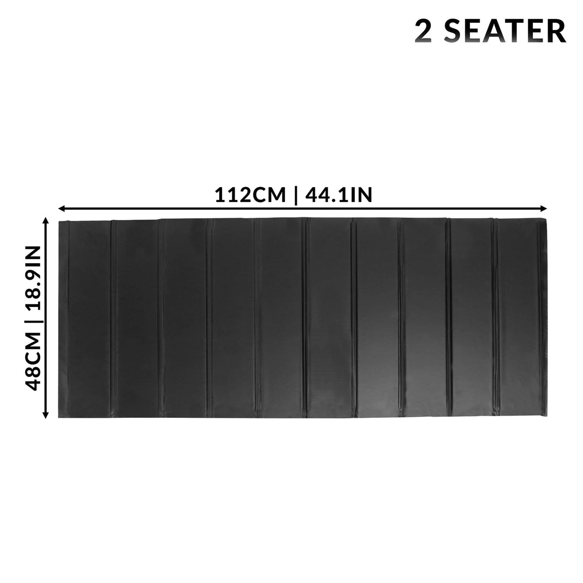 Maison & White 2 Seater Sofa Seat Protector Boards | Pack of 2 | MDF Inner PVC Outer | 112x48x0.5cm | Prevents Sagging | Extends Sofa Lifespan | 2-Year Manufacturer Warranty
