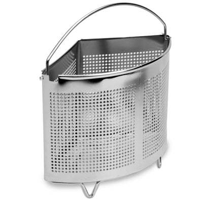 Maison & White Set of 3 Stainless Steel Saucepan Dividers | Cook 3 Veg in 1 Pan | 17.5x13.8x9.9cm | Min 21cm Pan | Eco Friendly | Energy Saving | 2-Year Guarantee