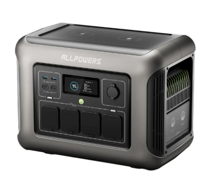 ALLPOWERS R1500 Portable Power Station 1152Wh Lifepo4 Battery with 1800W (3000W Peak) AC Output Solar Generator for Garden Party