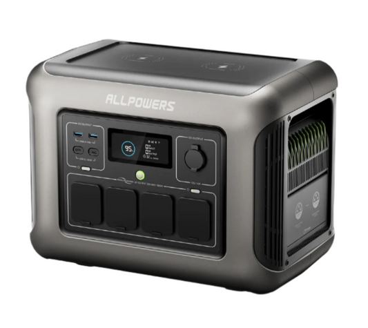 ALLPOWERS R1500 Portable Power Station 1152Wh Lifepo4 Battery with 1800W (3000W Peak) AC Output Solar Generator for Garden Party