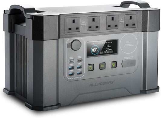 ALLPOWERS S2000 PRO Power Station 2400W（Peak 4000W）Solar Generator & Power Supply with UPS, Fast Charging（Ac Input up to 1500W)