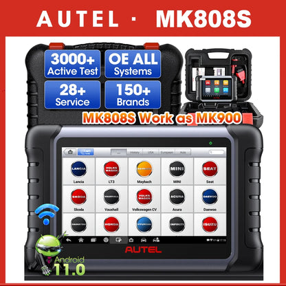 Autel MK808S Pro OBD2 Scanner Bi-Directional Diagnostic Tools All System Code Reader PK MK808BT MX808S