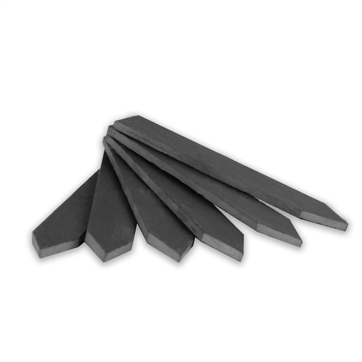 Maison & White Natural Slate Garden Plant Markers | Set of 20 with 2 Chalkstone Pens | 20cm Herb & Vegetable Labels