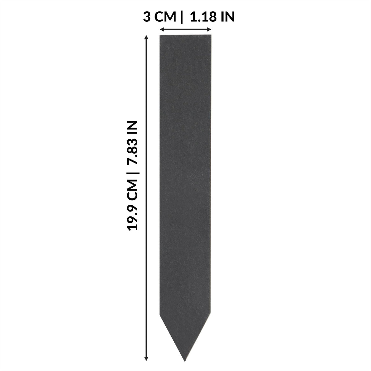 Maison & White Natural Slate Garden Plant Markers | Set of 20 with 2 Chalkstone Pens | 20cm Herb & Vegetable Labels