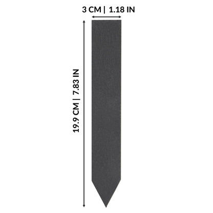 Maison & White Natural Slate Garden Plant Markers | Set of 20 with 2 Chalkstone Pens | 20cm Herb & Vegetable Labels