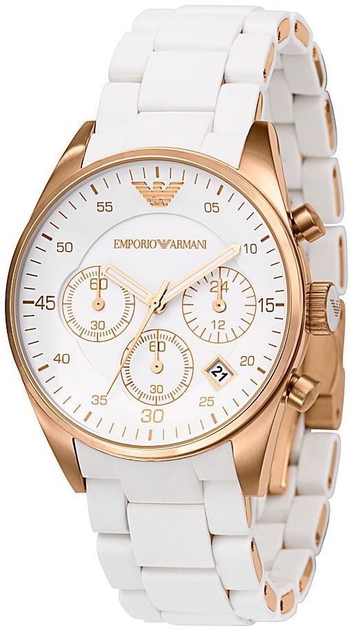 Emporio Armani Ladies Watch - Rose Gold Armani Watch AR5920