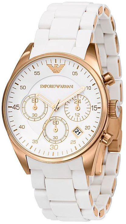 Emporio Armani Ladies Watch - Rose Gold Armani Watch AR5920