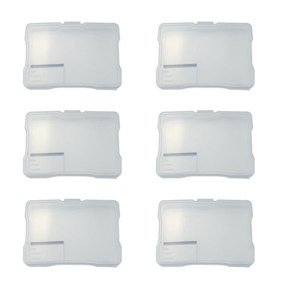 Pukkr Photo Storage Box | 6 Individual Cases & Outer Organiser | Holds Up to 600 Photos | Translucent PP Plastic