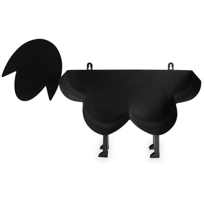 Pukkr Sheep Toilet Roll Holder | Freestanding Steel | Holds 7 Rolls | Novelty Bathroom Décor | No Fixings Required | Assembly Required | 53.5x32.5x12.5cm | 2-Year Warranty