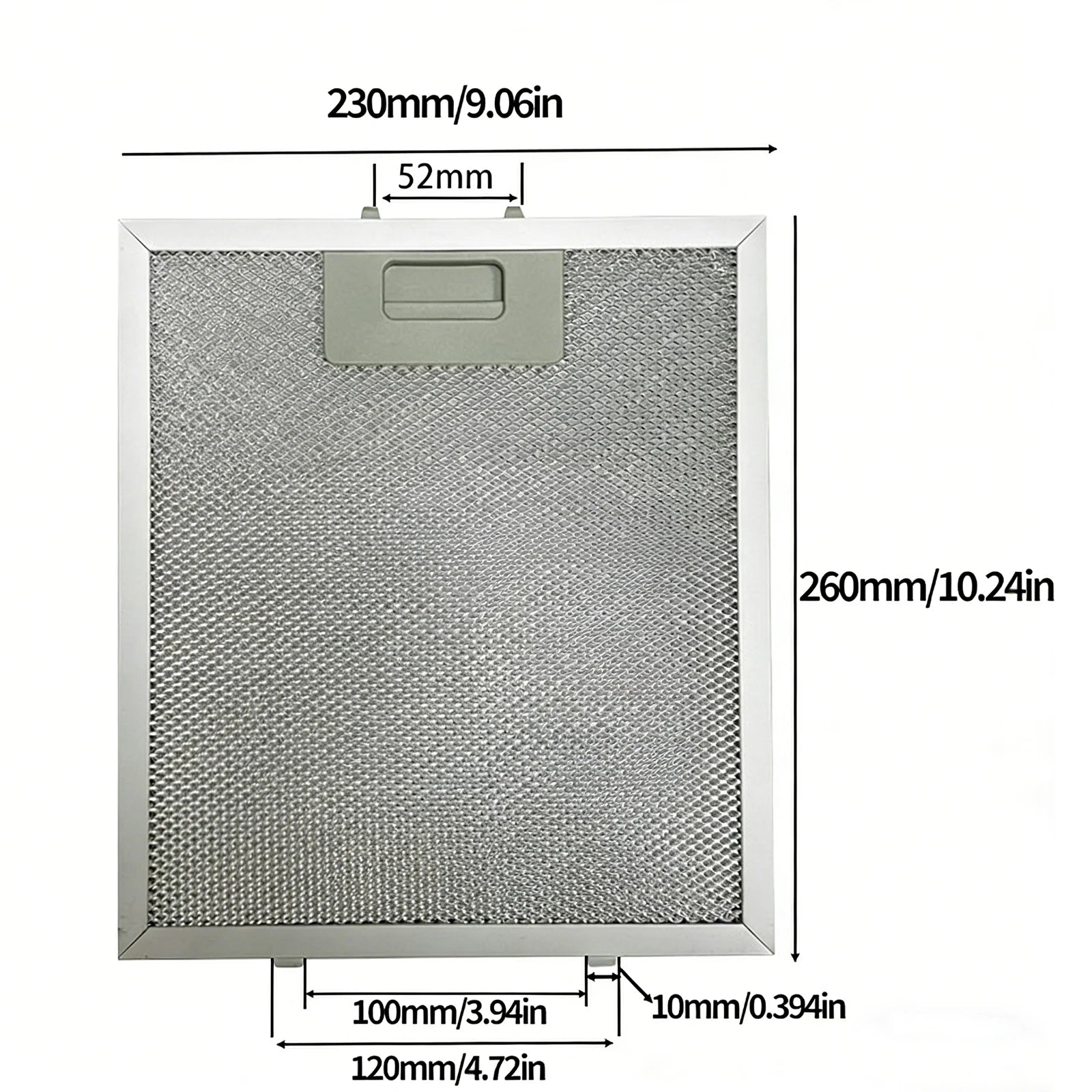 2Pcs 5-Layer Cooker Hood Filter for Many Leading Range Hoods (230*260*9Mm)