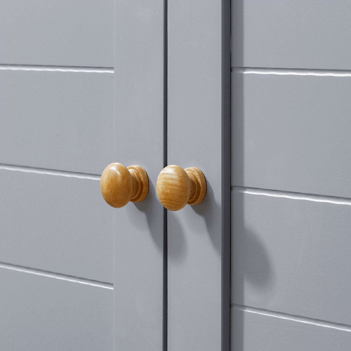 Kleankin Under Sink Cabinet, Bathroom Vanity Unit, Pedestal Under Sink Design, Storage Cupboard with Adjustable Shelf, Grey