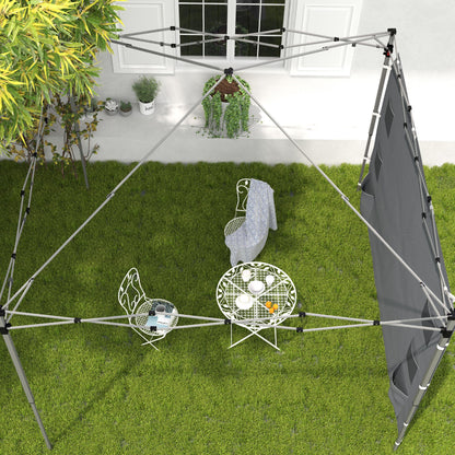 Outsunny 195 x 295cm Replacement Gazebo Sidewall - Grey / Green / Black / Beige