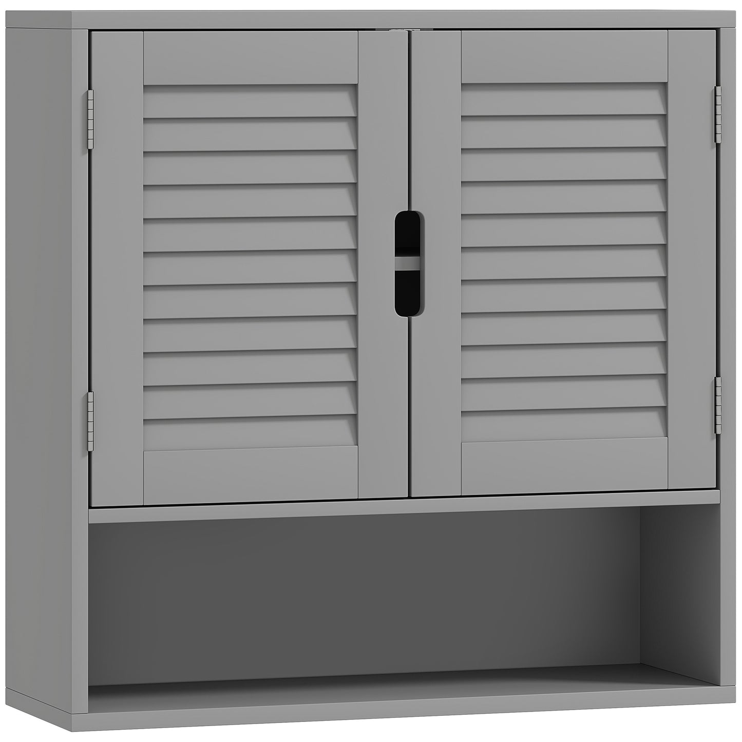 Bathroom Cabinet, Wall Mounted Storage Cabinet with Adjustable Shelves, 60 x 20 x 60 cm