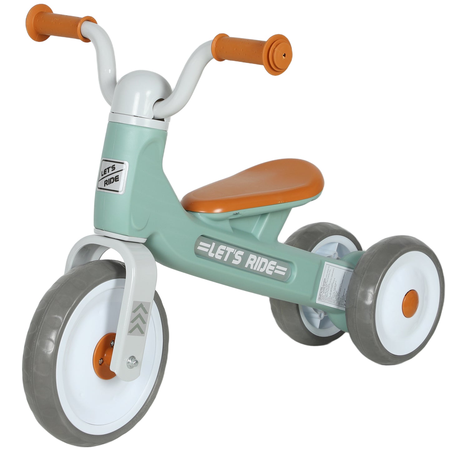 AIYAPLAY Toddler Balance Bike with No Pedal, 3 Silence Wheels for 12-36 Months Boys and Girls, Indoor Outdoor