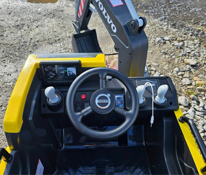 Kids Official Licensed Volvo Electric Digger Ride On Excavator