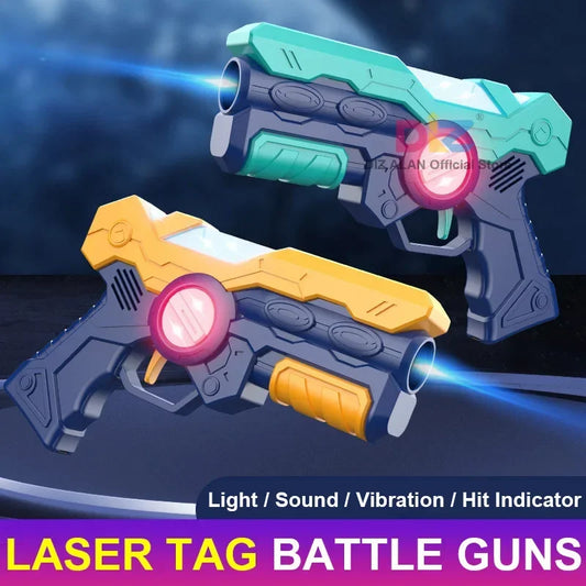 Infrared Toy Guns Play Set Kids Laser Tag Battle Game Laser Strike Electric Gun Weapon Pistol For Children Indoor Outdoor