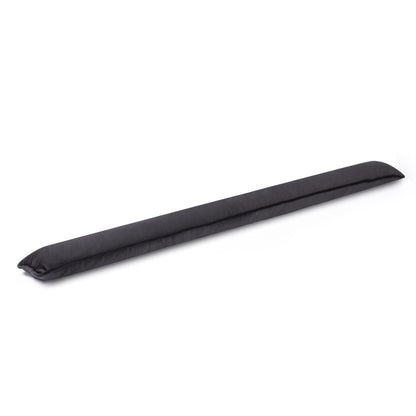Pukkr Draught Excluders Set of 2 Black | Microfibre | 84cm Long | Fits Doors & Windows | No Assembly | Energy Saving | Reduces Heat Loss | 2-Year Warranty