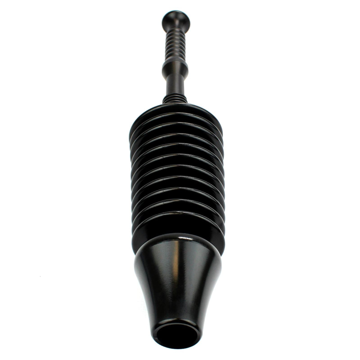 Pukkr Powerful Toilet Plunger | Water Pressure Concertina Head | 8x More Powerful | Handle 28cm | Assembled 62cm | Disassembles for Storage | Unblocks Toilets Fast | 2-Year Warranty