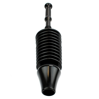 Pukkr Powerful Toilet Plunger | Water Pressure Concertina Head | 8x More Powerful | Handle 28cm | Assembled 62cm | Disassembles for Storage | Unblocks Toilets Fast | 2-Year Warranty