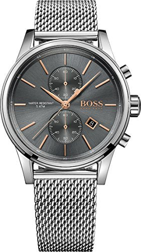 Hugo Boss Men's Chronograph Quartz Watch | Silver | 41mm | 50m Water Resistant | HB1513440