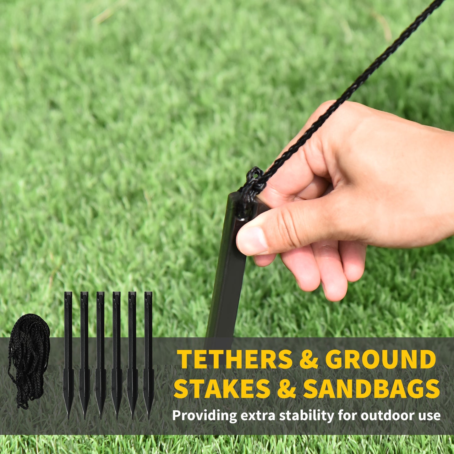 180 cm Tall Halloween Inflatables Pumpkin and Cat with Built-in LED Lights, Self-Inflating Outdoor Halloween Decoration for Garden Party, Orange and Black