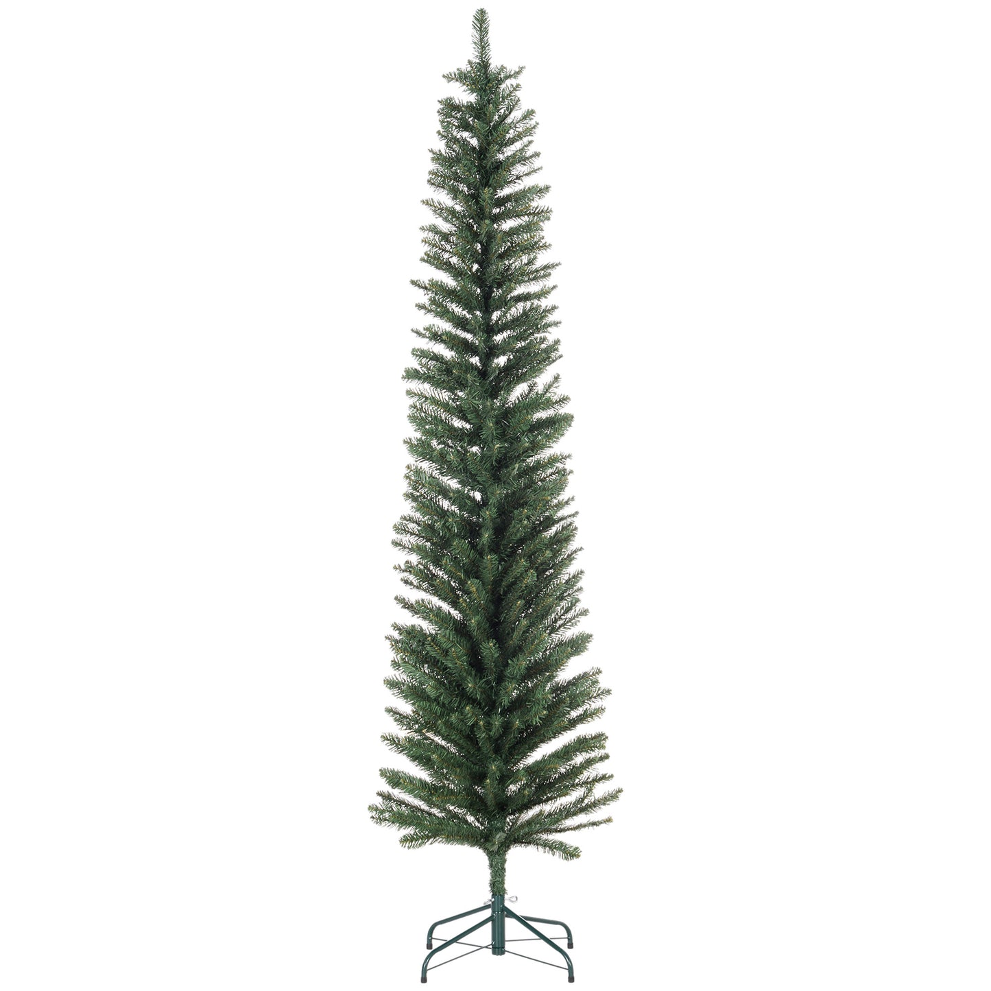 7ft Artificial Bare Pencil Christmas Tree - Green
